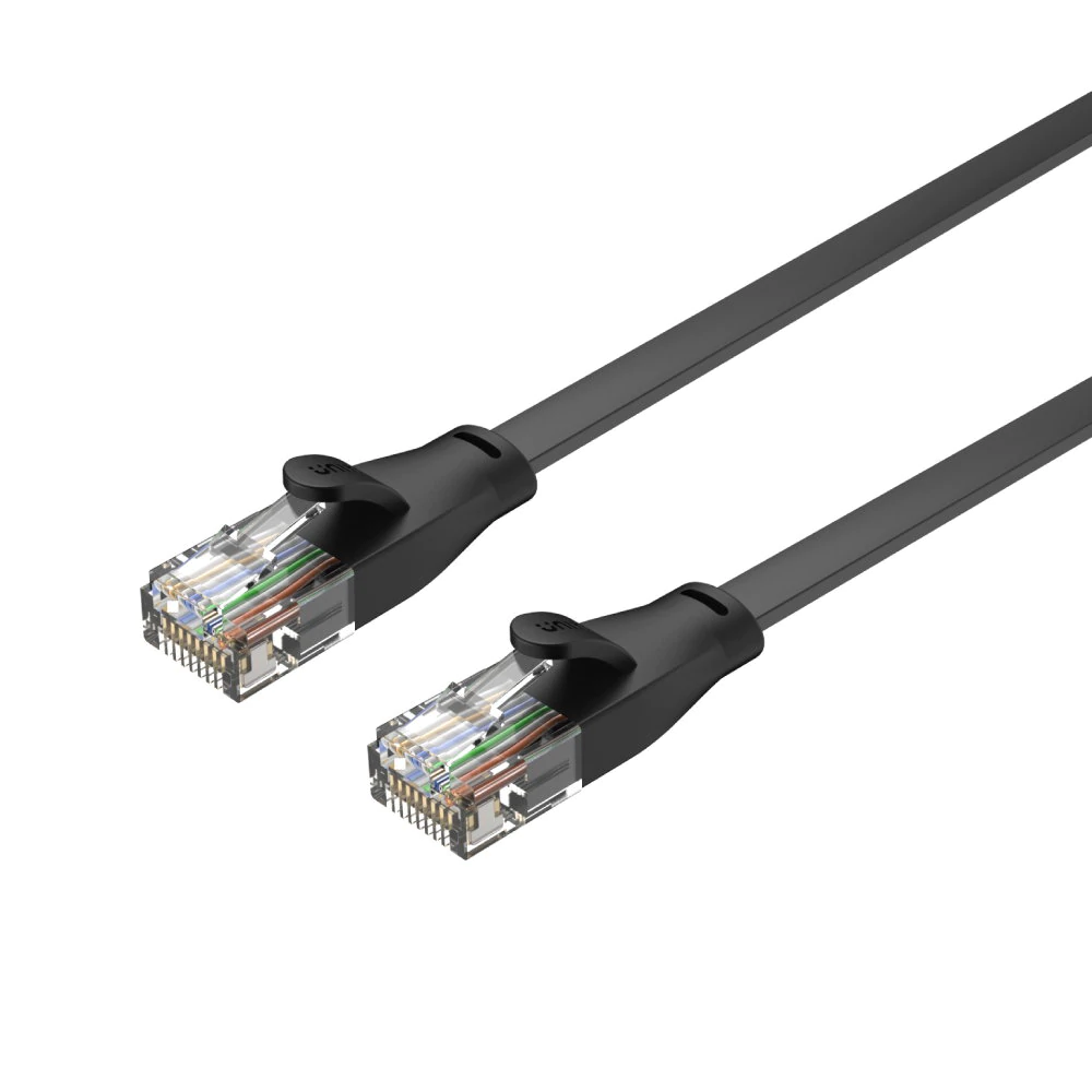 UNITEK C1809GBK Flat Ethernet Cable