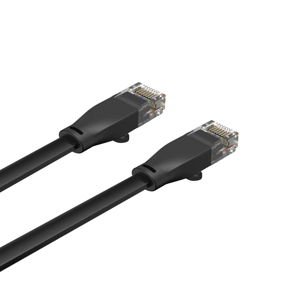 UNITEK C1809GBK Flat Ethernet Cable