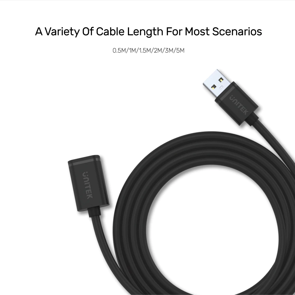 UNITEK Y-C449GBK Extension Cable