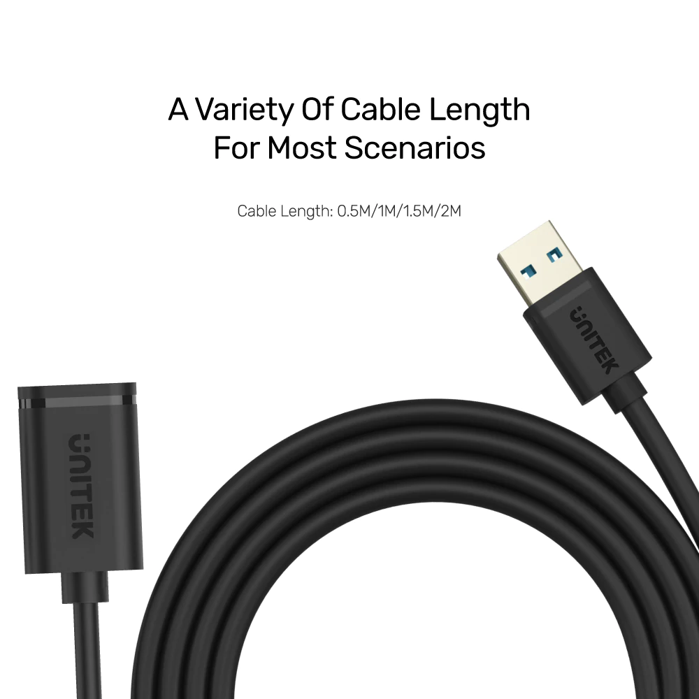 UNITEK Y-C458GBK Extension Cable