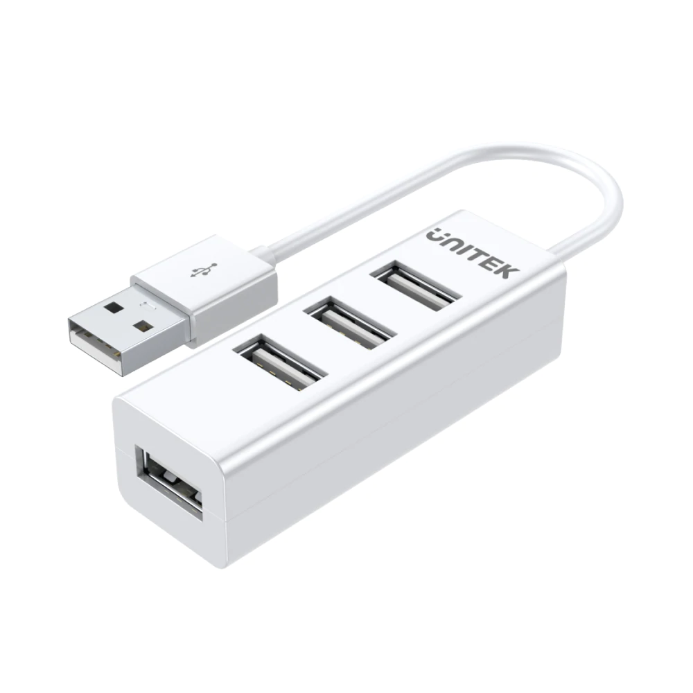 UNITEK Y-2146 USB 2.0 Hub in White