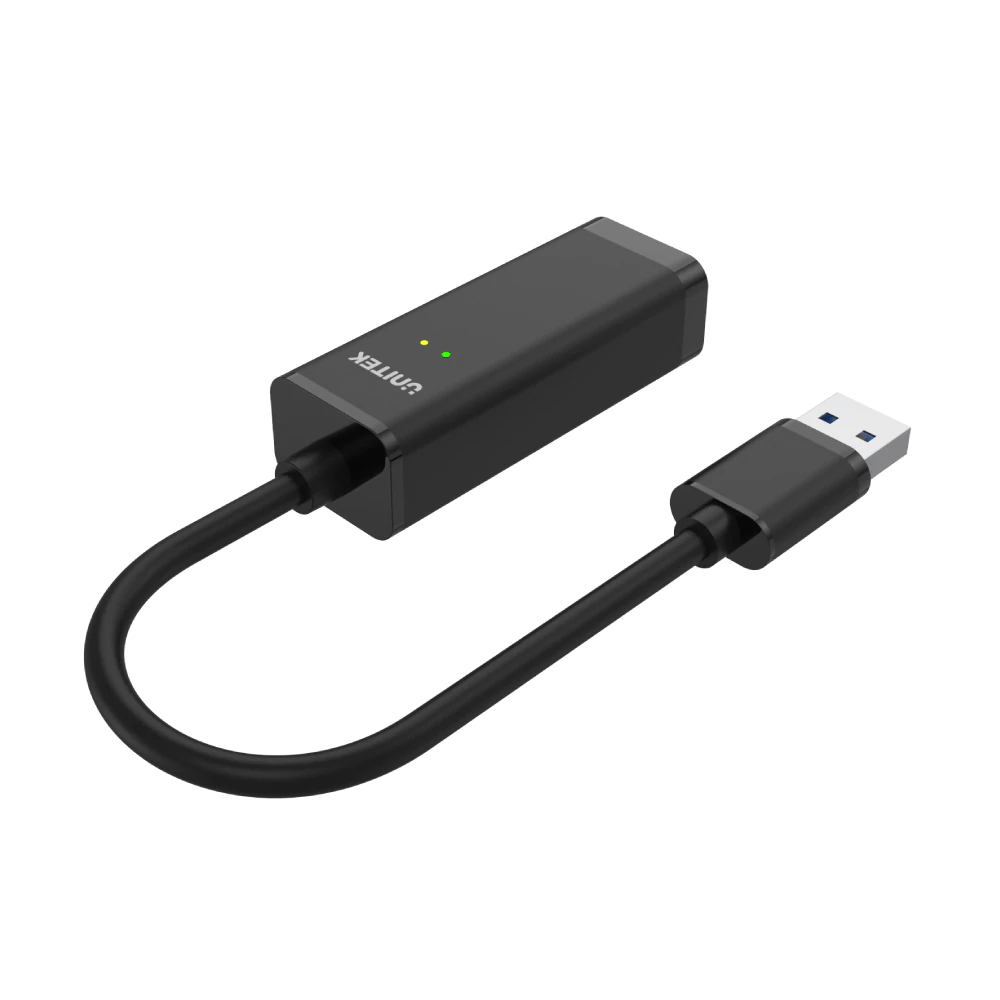 UNITEK Y-3470 USB 3.0 to Gigabit Ethernet Adapter in Black