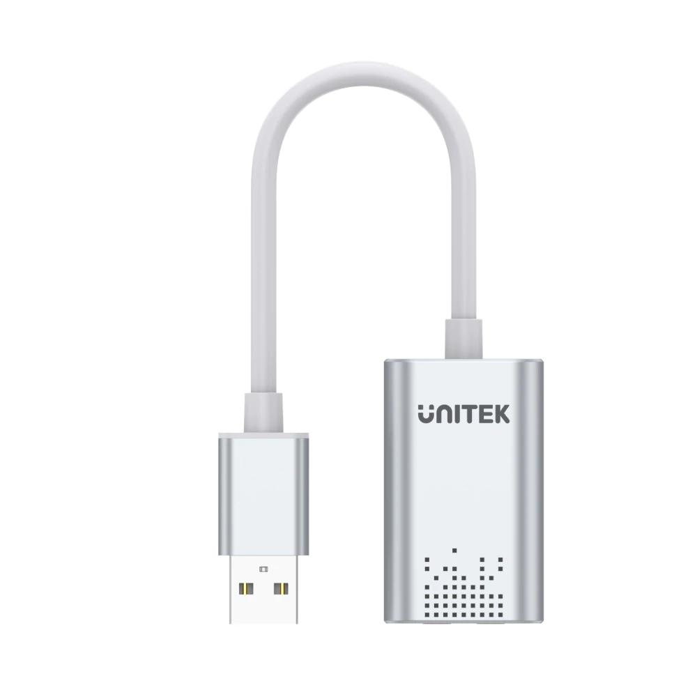 UNITEK Y-247A USB 2.0 External Sound Card Adapter for Stereo Audio