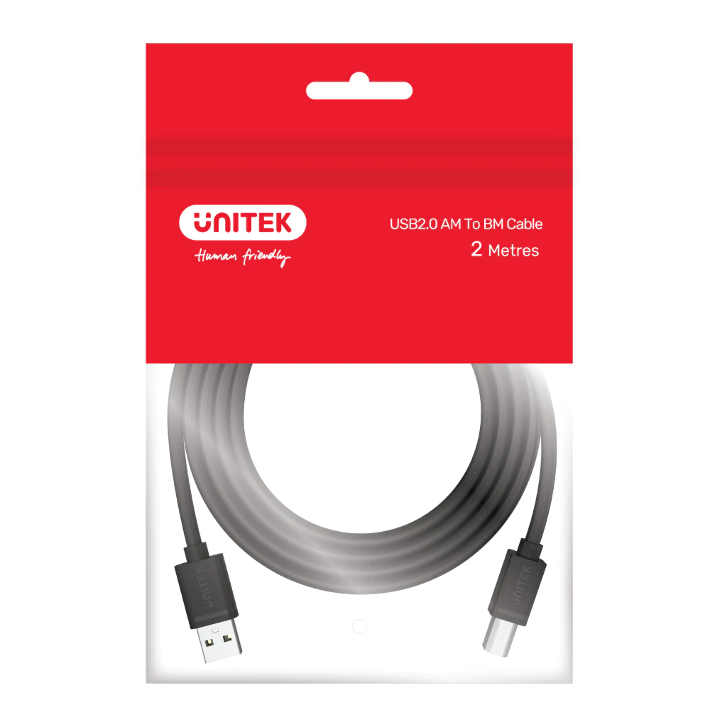  UNITEK Y-C421GBK USB 2.0 to USB-B Charging Cable