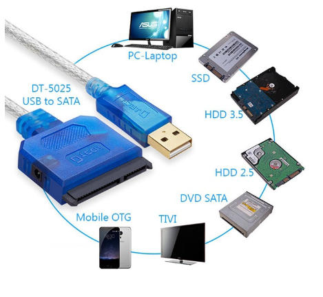 DTECH DT-5025 USB Sata