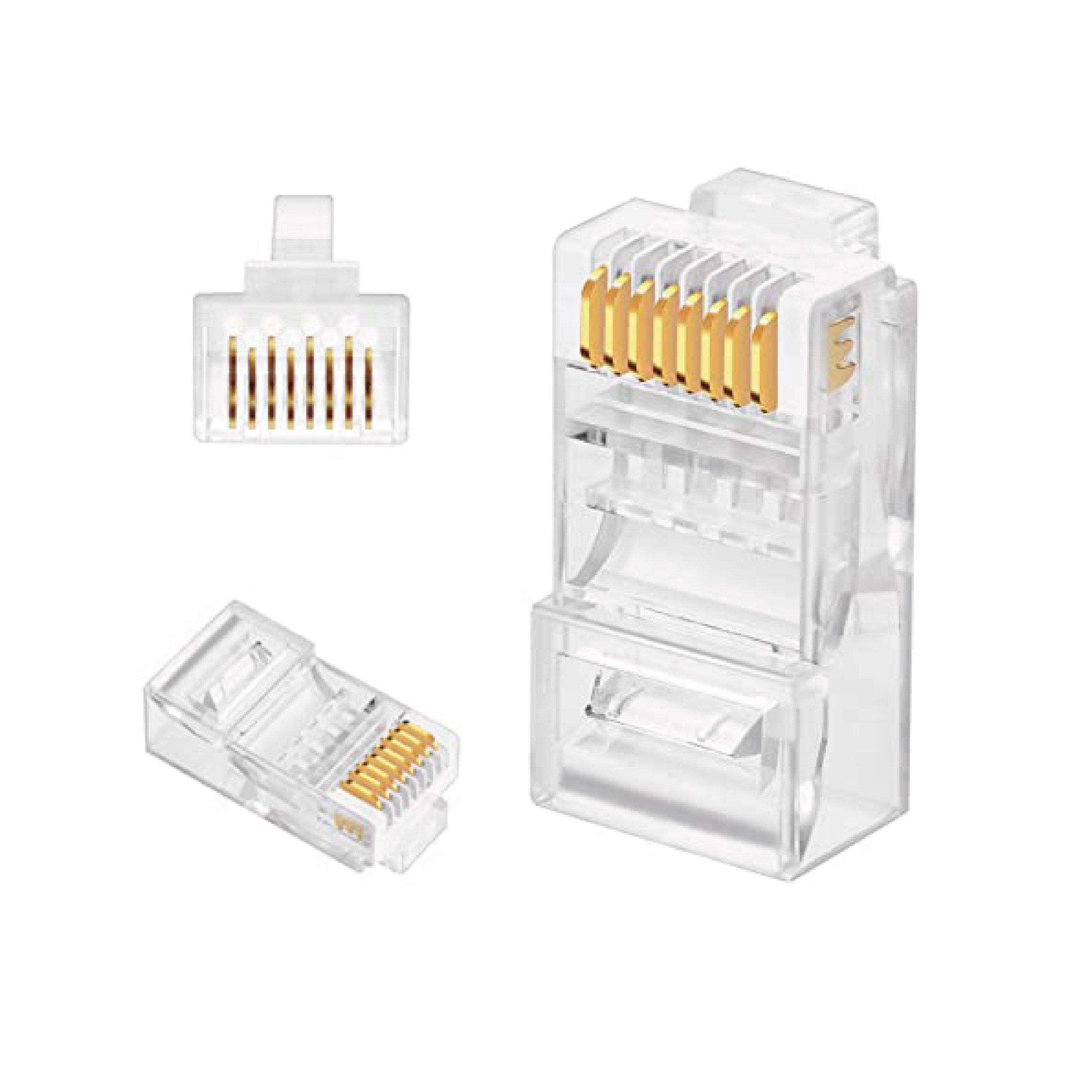 AMPLO CNT-C005 CAT6 RJ45 Network Connector (Normal)