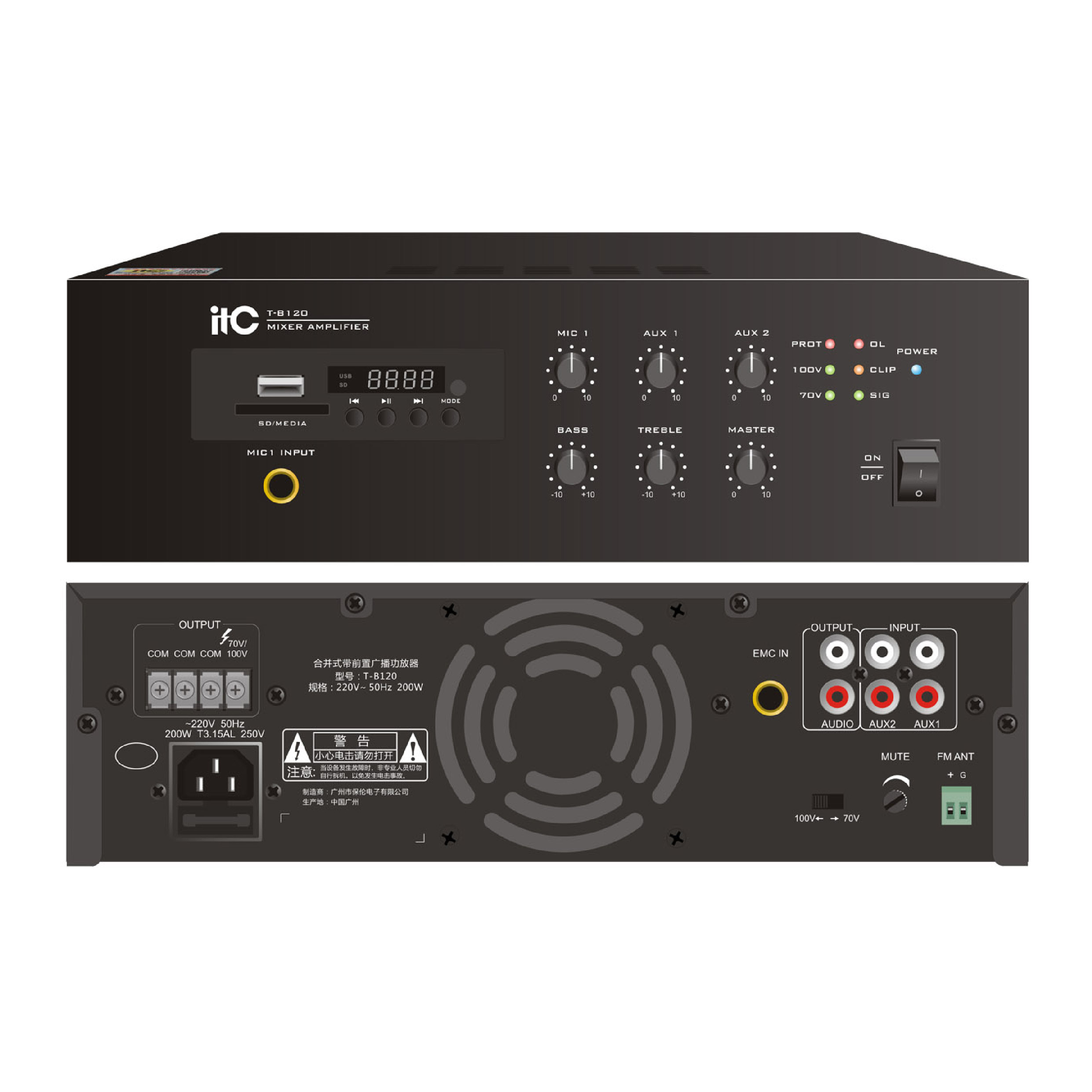 ITC T-B240 Mini Amplifier
