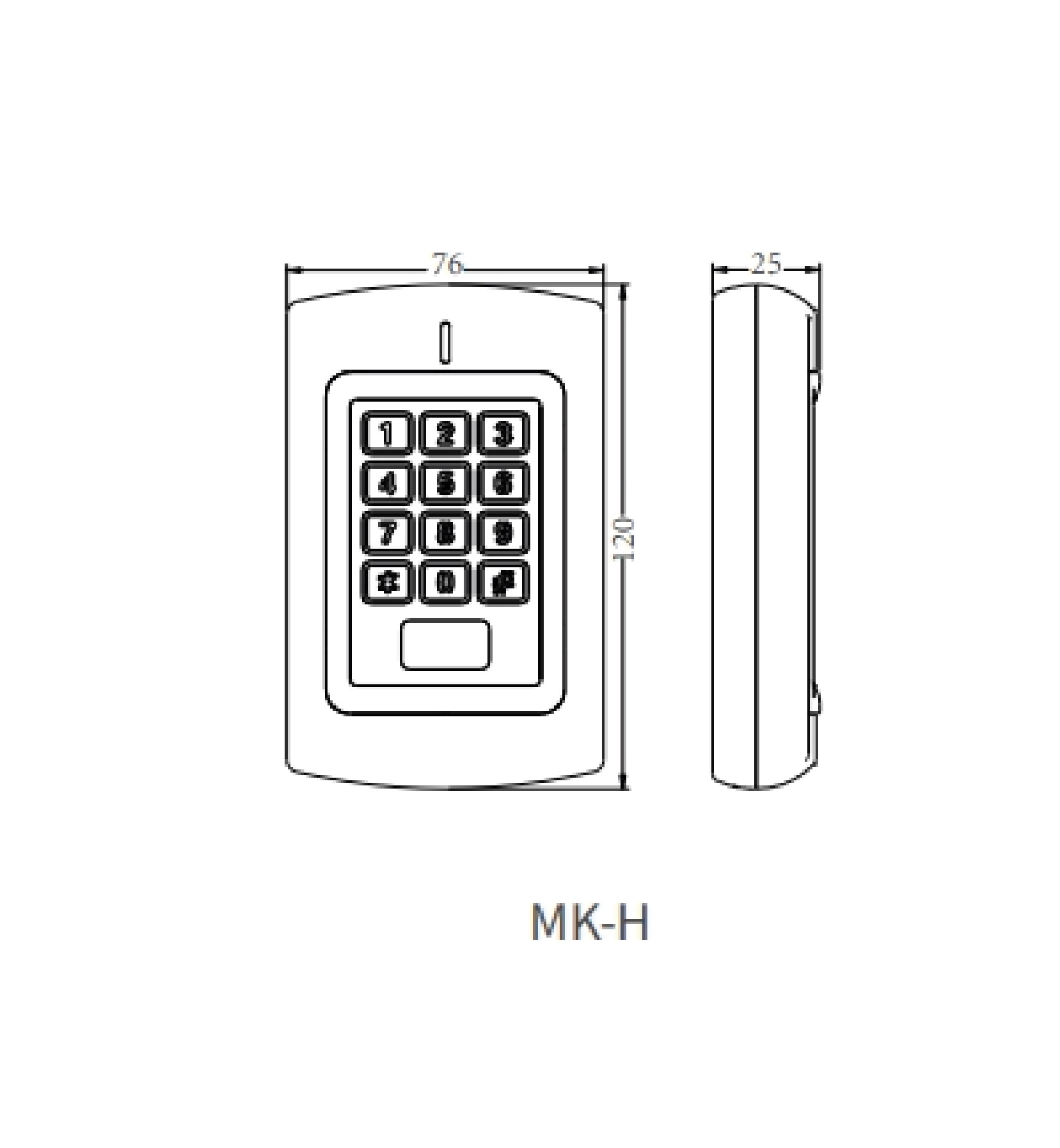 ZKTECO MK-H[ID] Access control