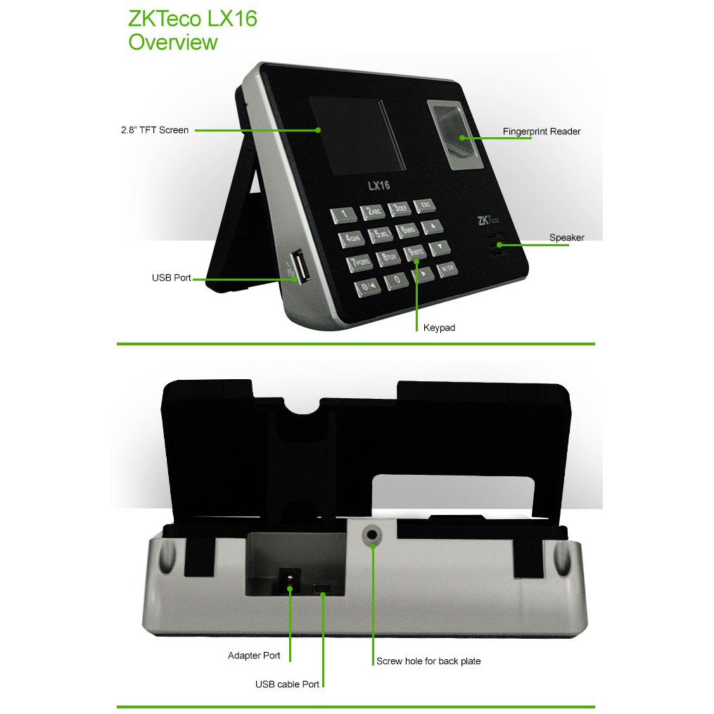 ZKTECO LX16 Fingerprint