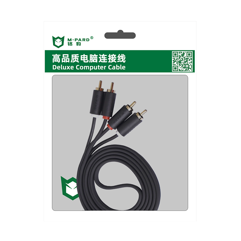 M-PARD V-0008 Cable Audio RCA2 to RCA2 1.5M