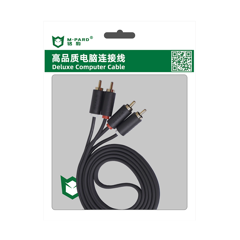 M-PARD V-0009 Cable Audio RCA2 to RCA2 3M