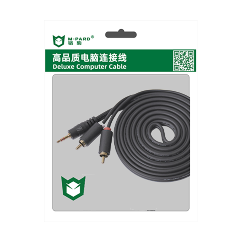 M-PARD V-0014 Cable Audio 3.5MM 1 to RCA2 1.5M