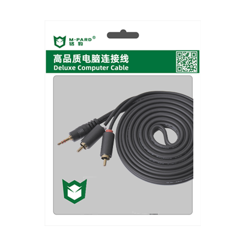 M-PARD V-0015 Cable Audio 3.5MM 1 to RCA2 3M