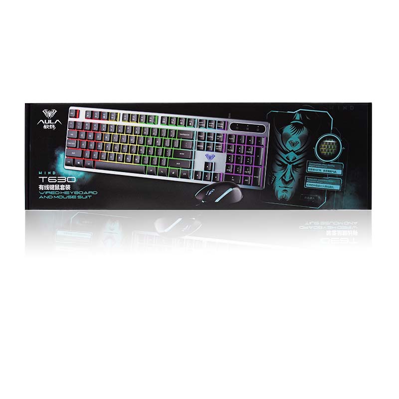 AULA T630 Wired Keyboard and Mouse Suit 