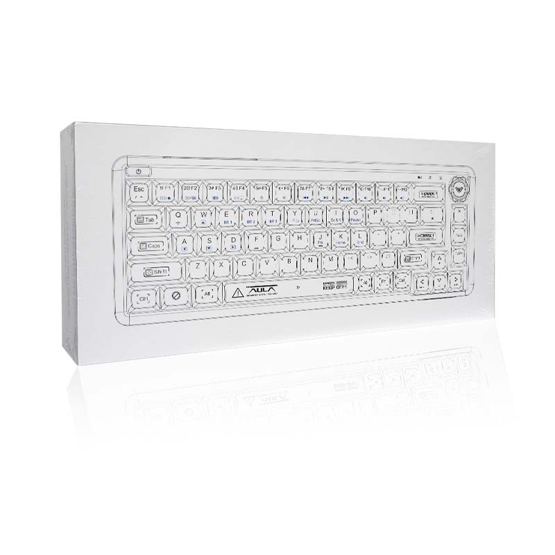 AULA F68 3 IN 1 Hot-Swappable Transparent Mechanical Keyboard