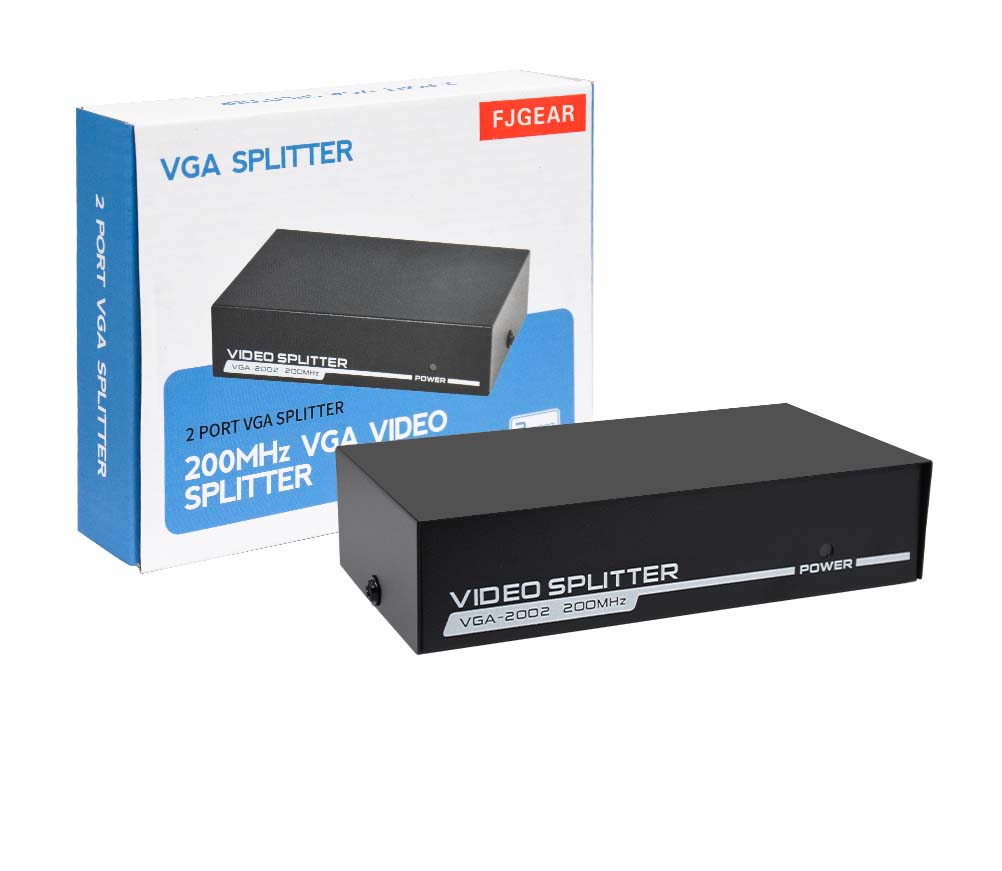 FJGEAR VGA-2002 VGA VIDEO SPLITTER 2PORTS 