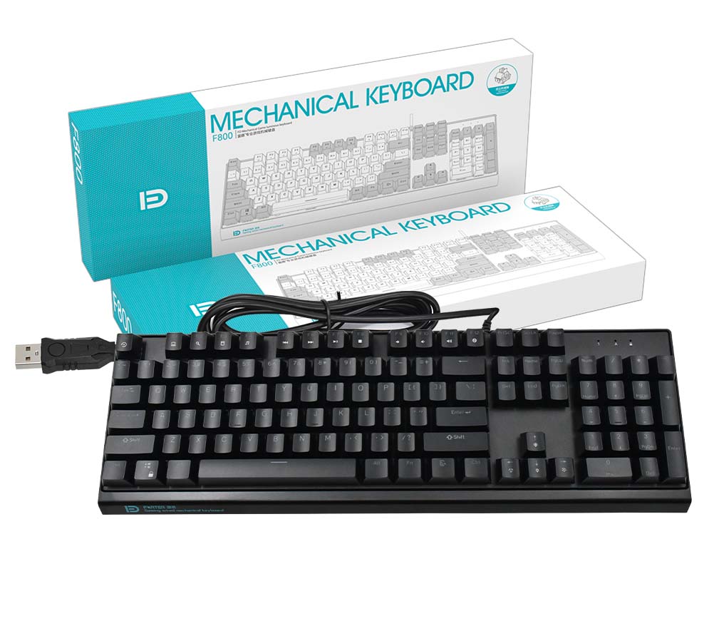 FD F800 Mechanical Game Luminous Keyboard