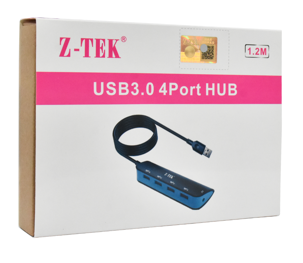 Z-TEK ZY374 USB3.0 4PORT HUB 1.2m