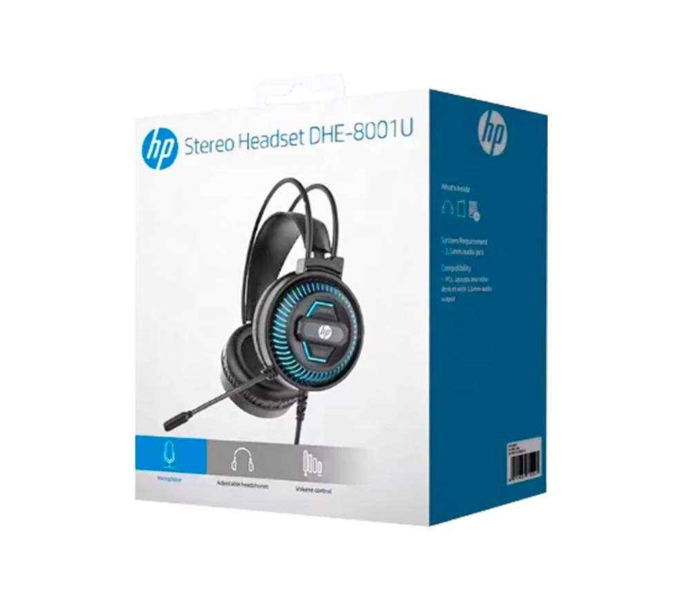 HP DHE -8001U Stereo Headset 