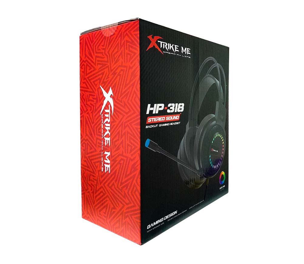 XTRIKE-ME HP-318 Stereo Sound Gaming Headset