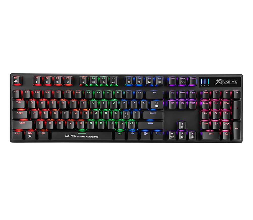 XTRIKE-ME GK-980 Rainbow Mechanical Gaming Keyboard