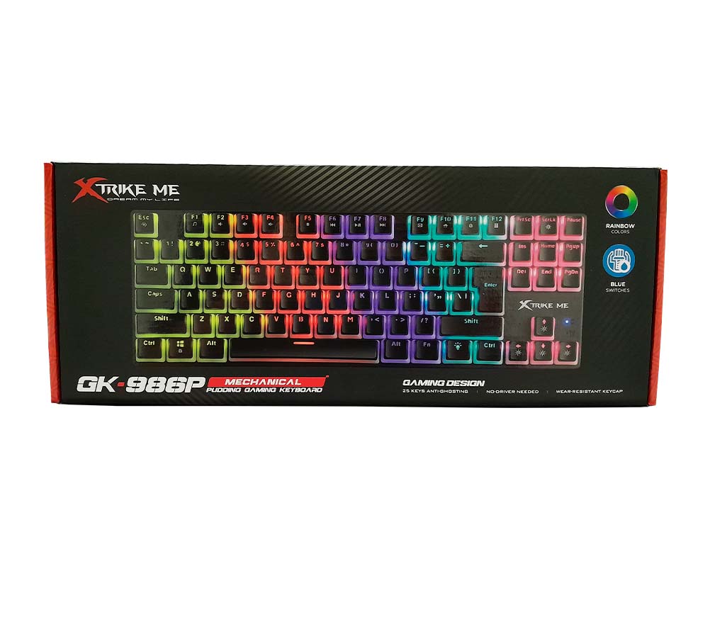 XTRIKE-ME GK-986P Rainbow Mechanical Gaming Keyboard