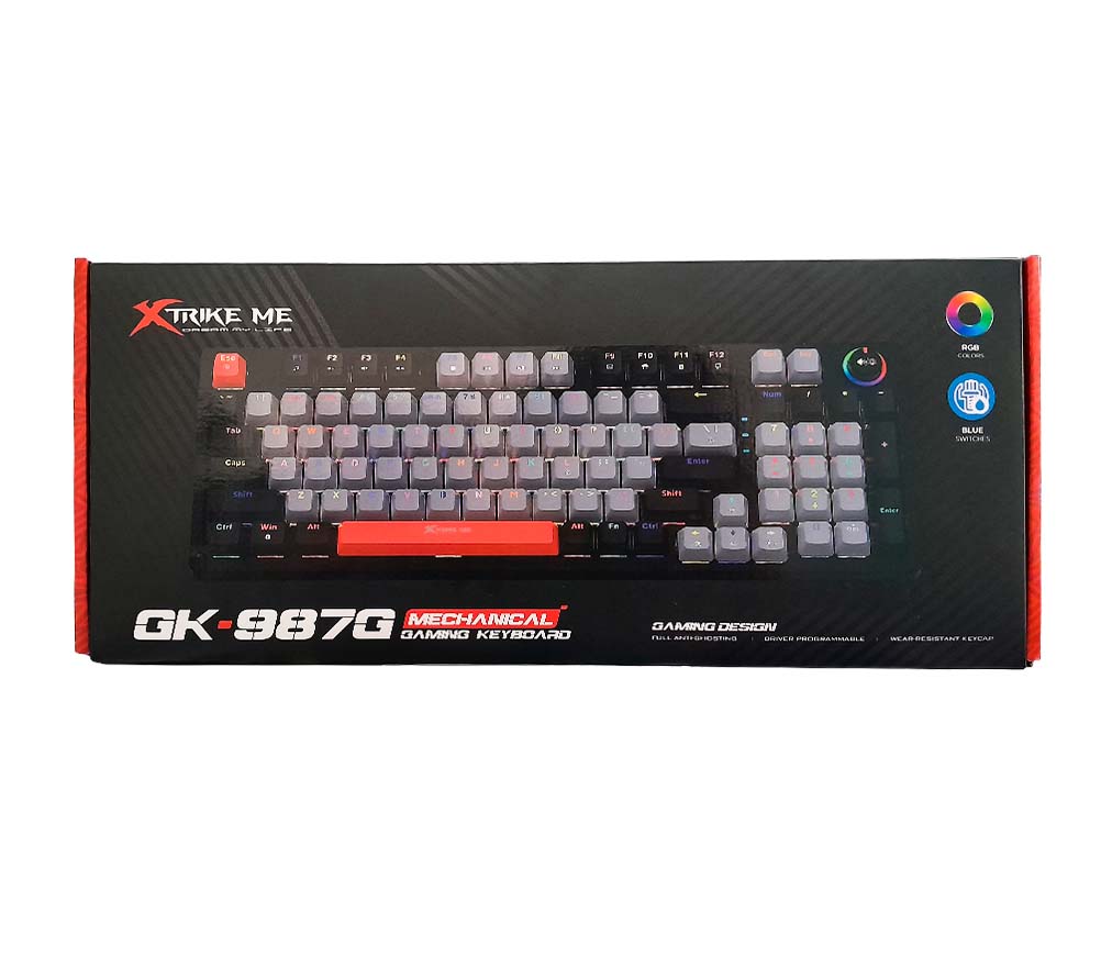 XTRIKE-ME GK-987G Mechanical RGB Wired Keyboard