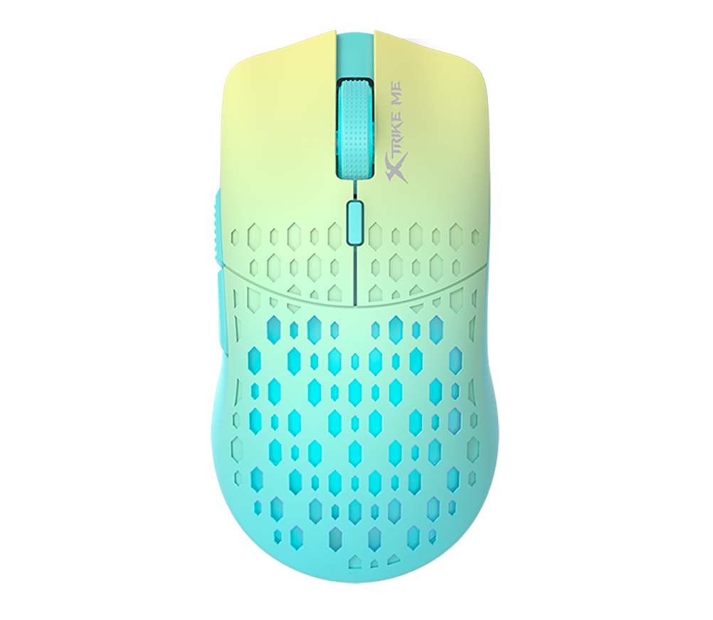 XTRIKE ME GW-121-GN Dual-Mode Backlit Bluetooth & 2.4G Wireless Mouse