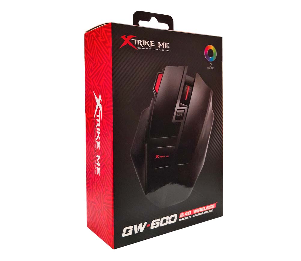 XTRIKE-ME GW-600 Wireless 2.4G Backlit Gaming Mouse