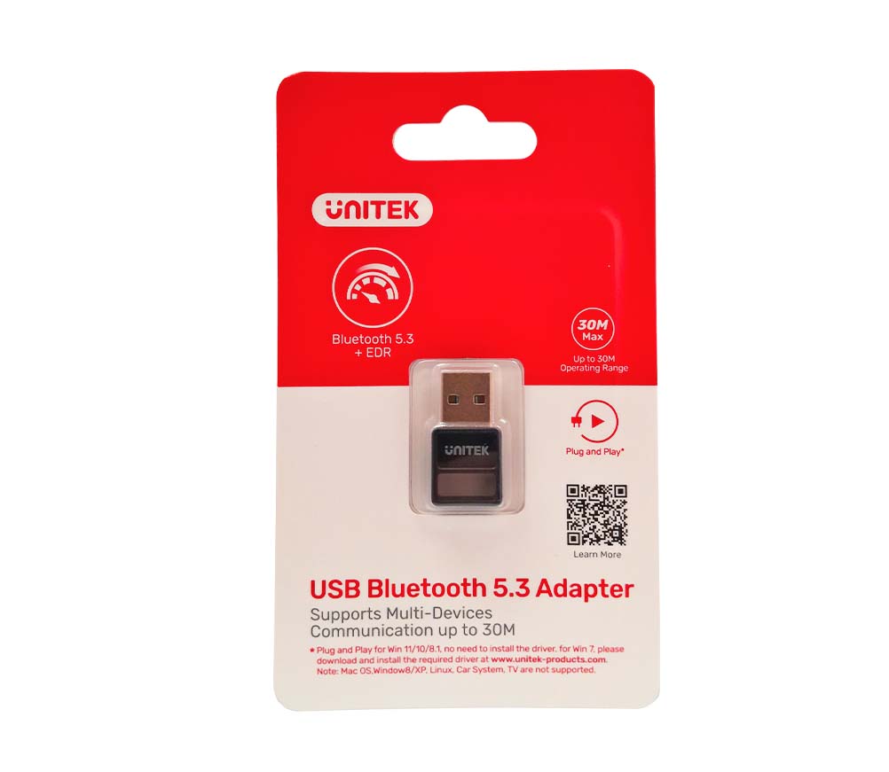 UNITEK B105B USB Bluetooth 5.3 Adapter