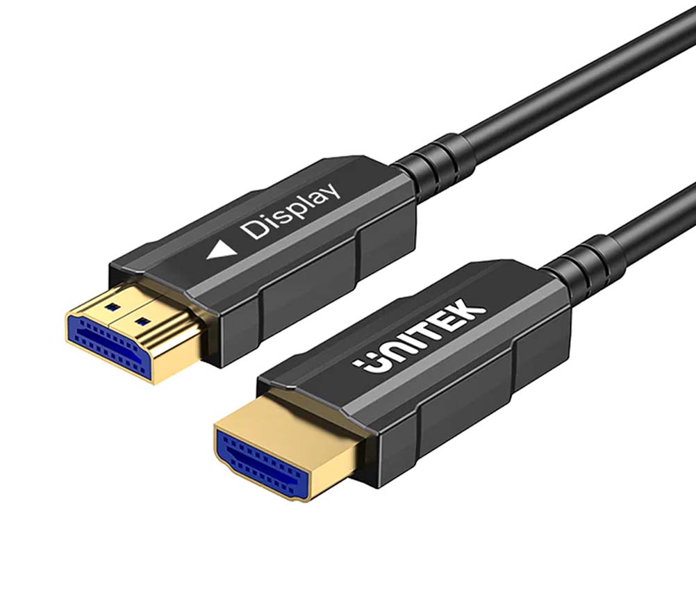 UNITEK C11072BK 4k 60Hz HDMI Fiber Optic Cable