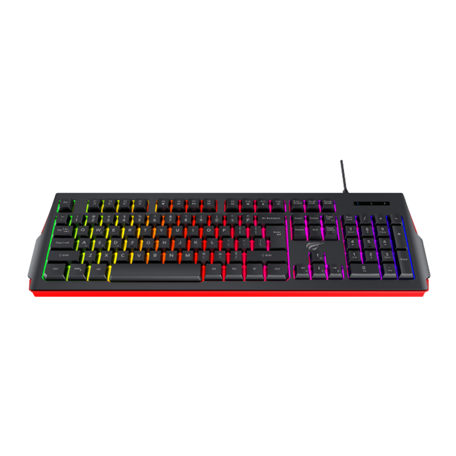 HAVIT KB866L RGB Gaming Keyboard Multi-function Backlit Keyboard