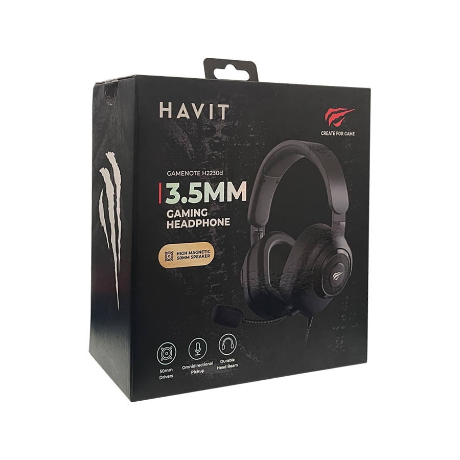 HAVIT H2230D-B Gamenote Wired Gaming Headset