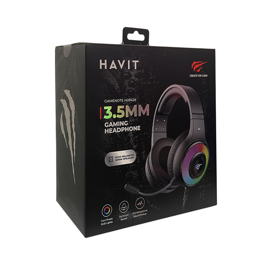 HAVIT H2042D-B RGB Lighting Wired Gaming Headset