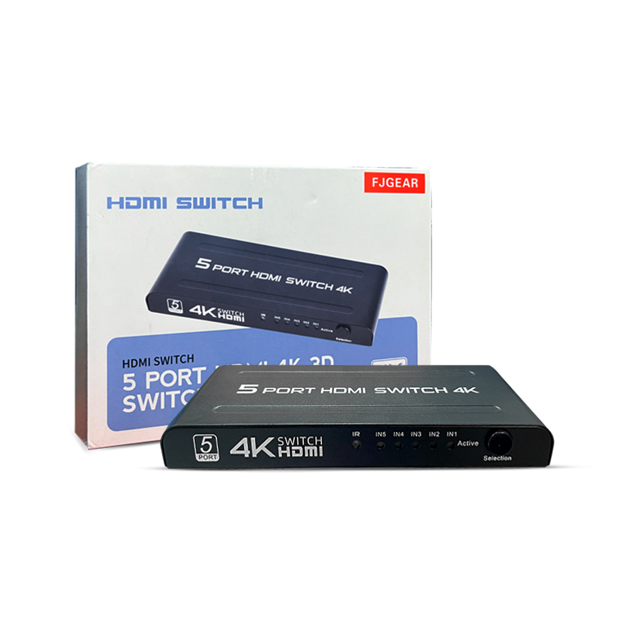 FJGEAR 4K501 HDMI 4K 3D SWITCH 5Ports