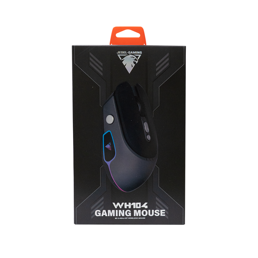 JEDEL WD104 Bluetooth + 2.4Ghz RGB Wireless Gaming Mouse