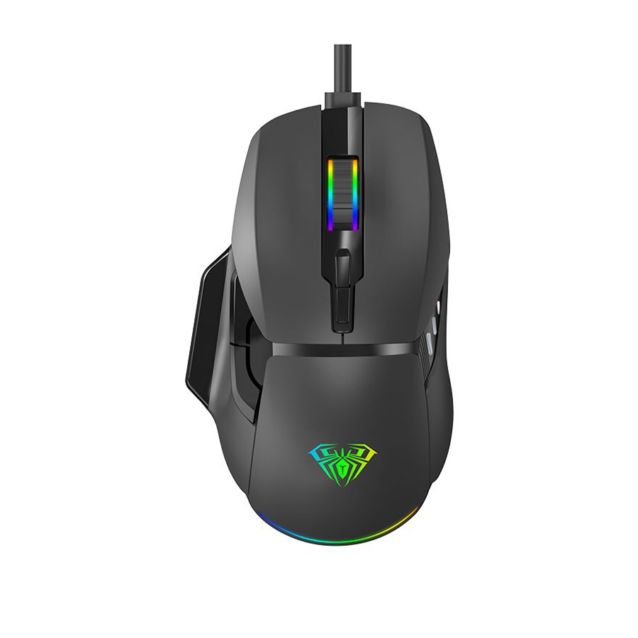 AULA F816 RGB Color Breathing Wired Gaming Mouse