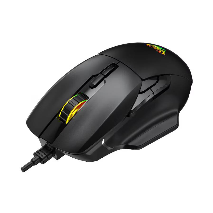 AULA F816 RGB Color Breathing Wired Gaming Mouse