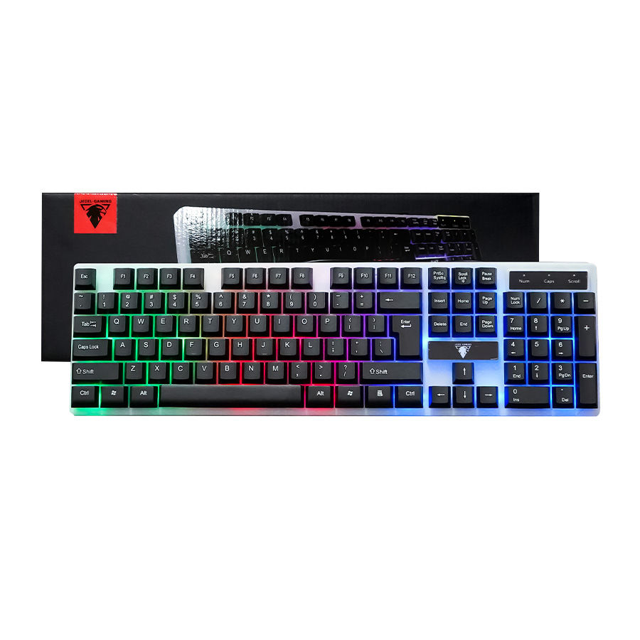 JEDEL K500 Wired LED Light Gaming Keyboard