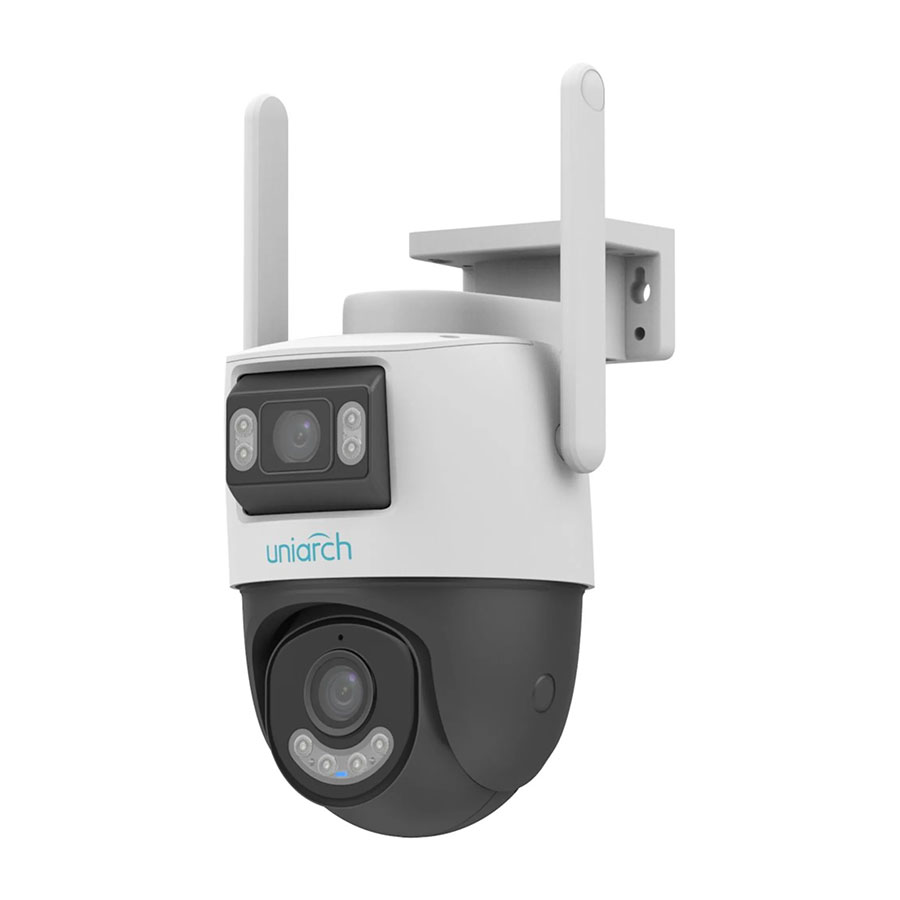 Uniarch Uho-P2S-M33F34 (3MP + 3MP) Outdoor/Dual-Lens Pan & Tilt/Smart Dual Light/Built-in Mic & Speaker Wi-Fi Camera