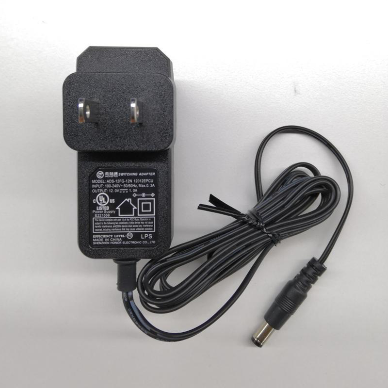 Hikvision DS-2PA1201-PRD(US)(B) ADS-12FG-12N 12012EPCU,12V 1A Power Adapter