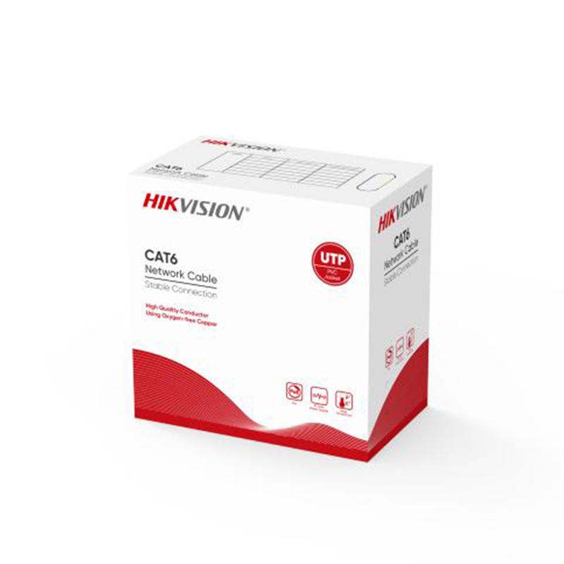 Hikvision DS-1LN6-UU 305m CAT6 UTP Network Cable (Solid Copper, 0.565 mm, CM)