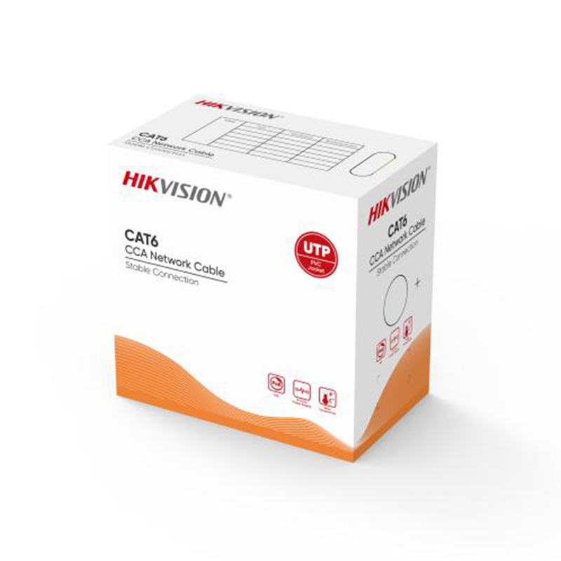 Hikvision DS-1LN6UU/CCA CAT6 U/UTP Network Cable (CCA, 0.57mm)