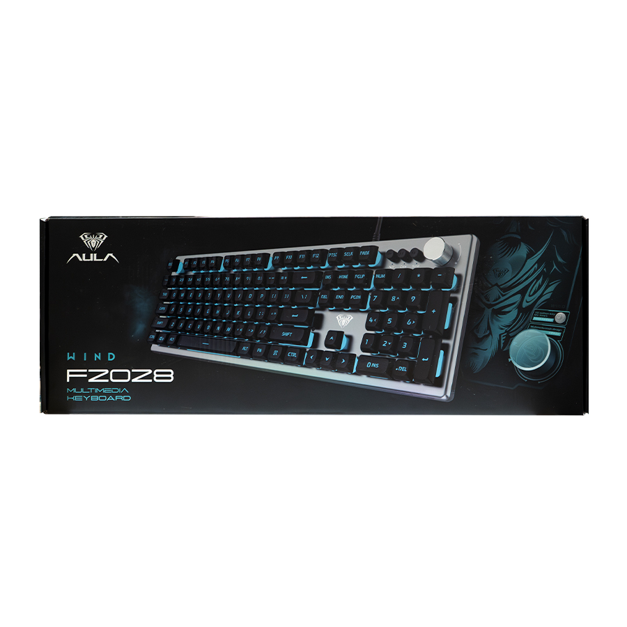 AULA  F2028 Wired gaming multimedia keyboard