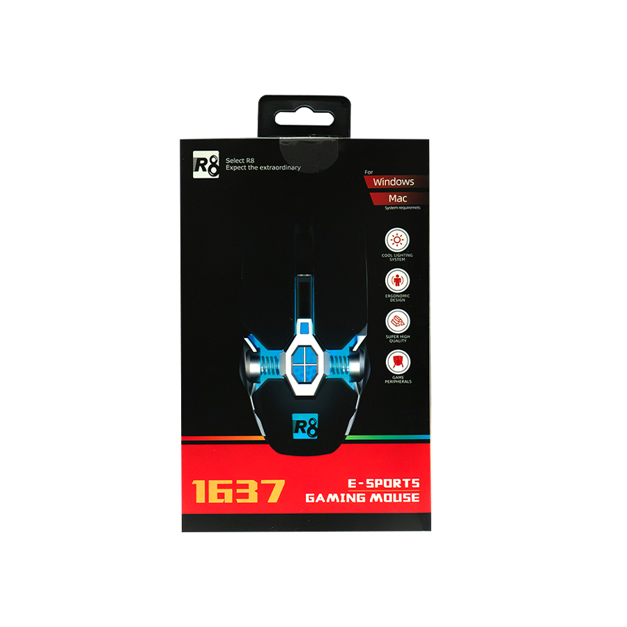 R8 1636 7D Gaming Mouse with LED Light