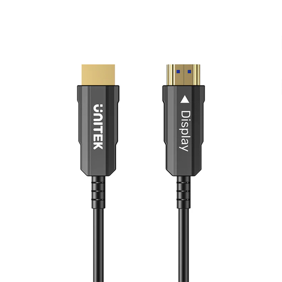 UNITEK C11072BK 20m HDMI2.0 4K@60Hz Male to Male Fiber Optic HDMI Cable