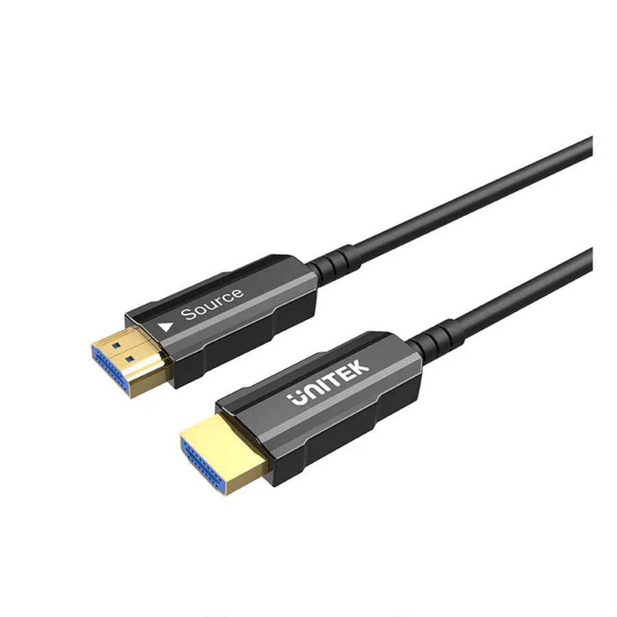 UNITEK C11072BK 25m HDMI2.0 4K@60Hz Male to Male Fiber Optic HDMI Cable