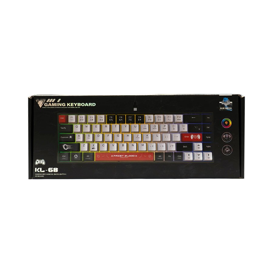 JEDEL KL-68  Gaming Mechanical Backlighting Keyboard