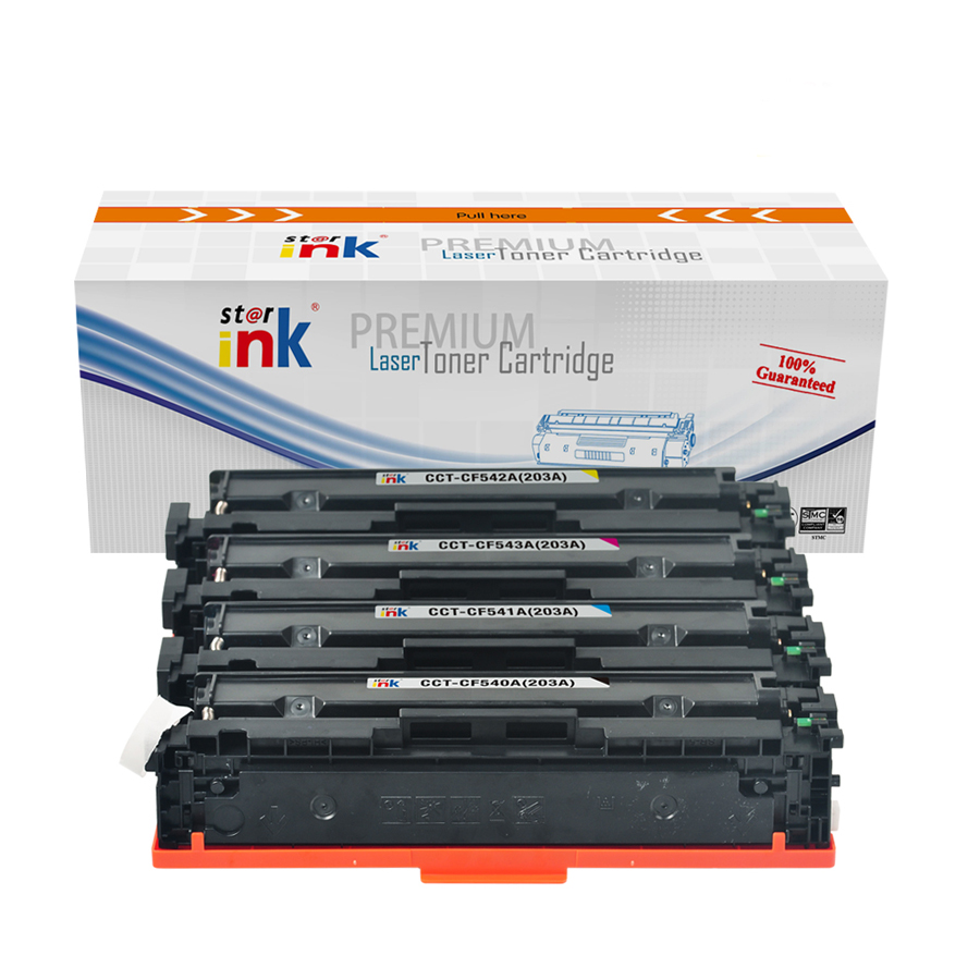 StarInk Compatible Laser Toner Cartridge HP CF541A Cyan/Canon LBP621Cw Cyan (With Chip)