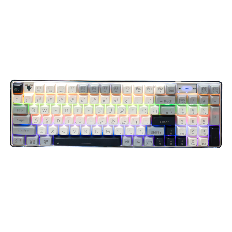 JEDEL KL-139 97Keys Wired Raibow Lighting Mechanical Keyboard